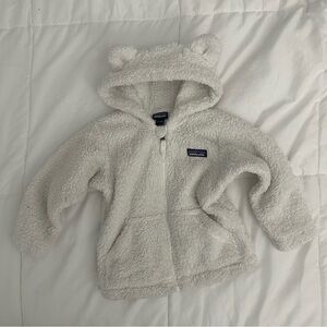 Patagonia Cream Sherpa Jacket Size 12-18M